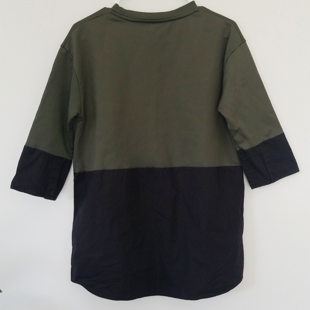 DKNY Blouse small Army Green and black - Picture 4 of 5